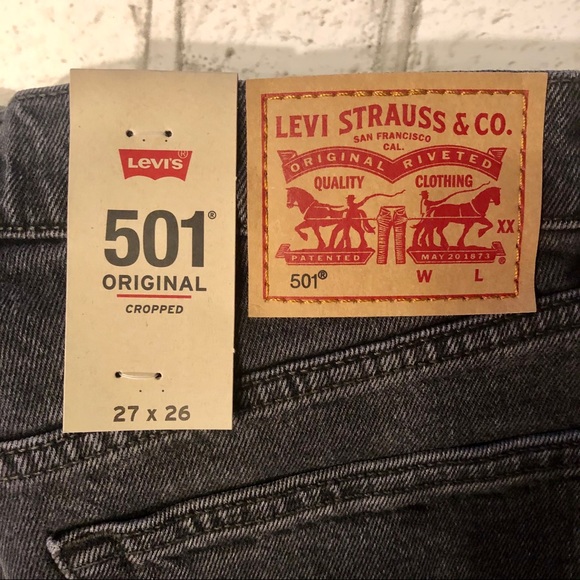 New Levi’s Original Cropped Jeans - Picture 6 of 6